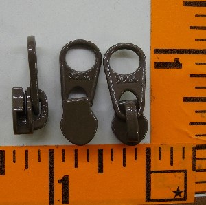 (LS) 4.5 Coil Non Lock Reverse Short Tab Slide Greyish Olive