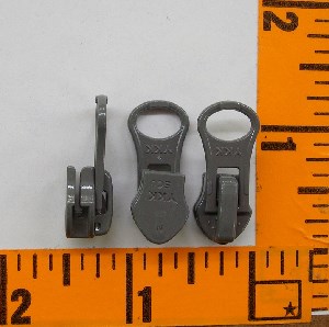 (LS) 5 Coil Locking Single Tab Slide Large Hole Foliage Green