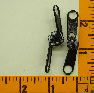 5 Coil Generic Nonlock Double Tab Slide Black