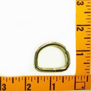 D-Ring Welded Heavy Nickel 1