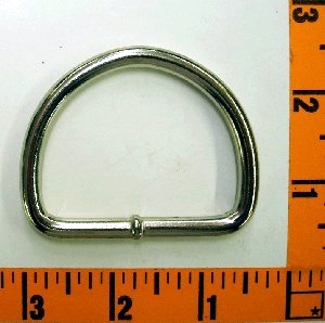 D ring ø 13 - 50 mm, Stainless Steel