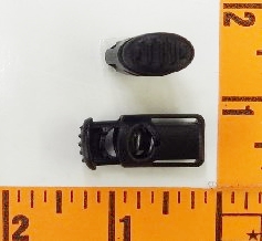 Ellips Slot Fastex® Ellipse Cordloc w/Slots GTSP Blk-owfinc.com