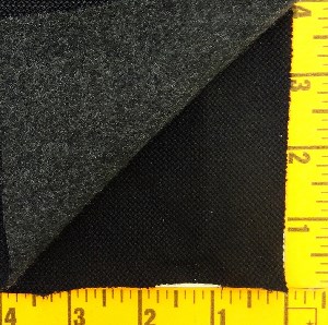 (LS)100 Weight Hardface Fleece Blk