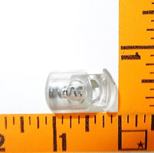 (LS) Generic Ellipse Cordlock Short Clear