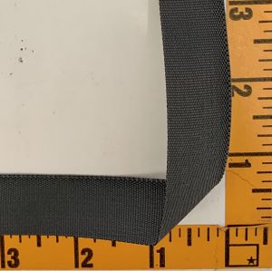 (LS) Grosgrain Ribbon Polyester 3/4 Med Gray