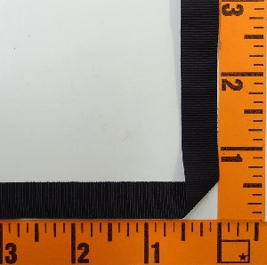 Grosgrain Ribbon Nylon 1/2 Blk