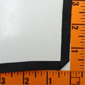 Grosgrain Ribbon Nylon 3/8 Blk
