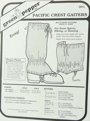 Green Pepper X Country Gaitors Adult