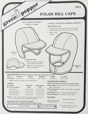 Green Pepper Polar Bill Caps