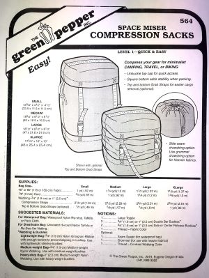 Green Pepper Space Miser Compression Sack