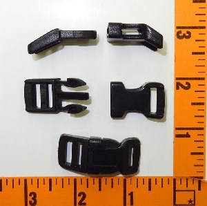 Generic Side Release Contoured Buckle 1/2