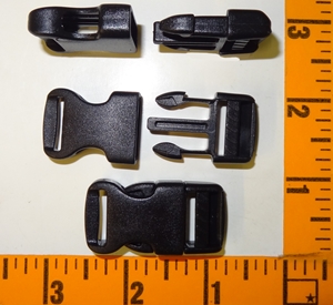 (LS) Generic Side Release Buckle Blk 5/8