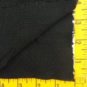 (LS) Ribknit Blk Heavy