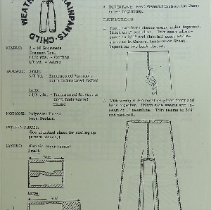SG39 Sew Go Weatherall  Childs Rainpants