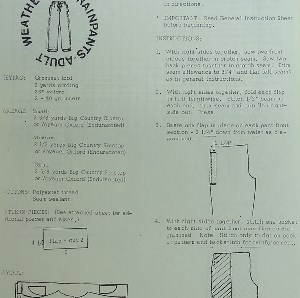 SG40 Sew Go  Weatherall Rainpants
