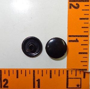 Steel Snaps Size 24 Cap Blk Antique