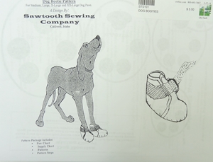 Sawtooth Sewing Dog Bootie