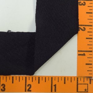 Nylon Lycra Edging Tape Blk 1 5/8