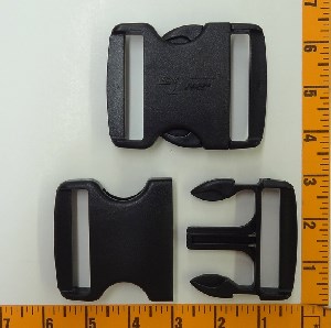 (LS) Velcro Side Release Buckle 2 1/4